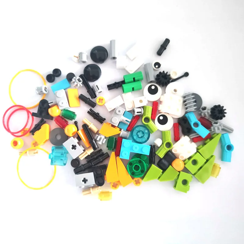 109Pcs STEAM Educational WeDo2.0 Spare Expansion Replacement Pack fit for 45300 WeDo Building Blocks Education DIY Toys Gifts