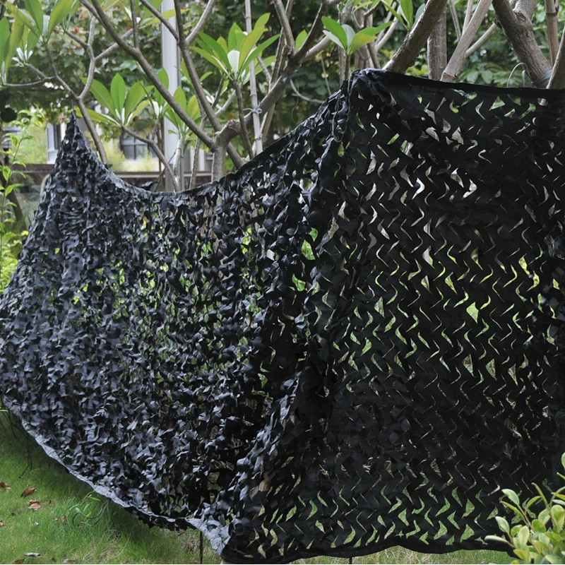 黒迷彩ネット グリッド付き 屋内装飾ネット 屋外キャンプ装飾 - Outdoor Camping Exhibition のレビューと価格