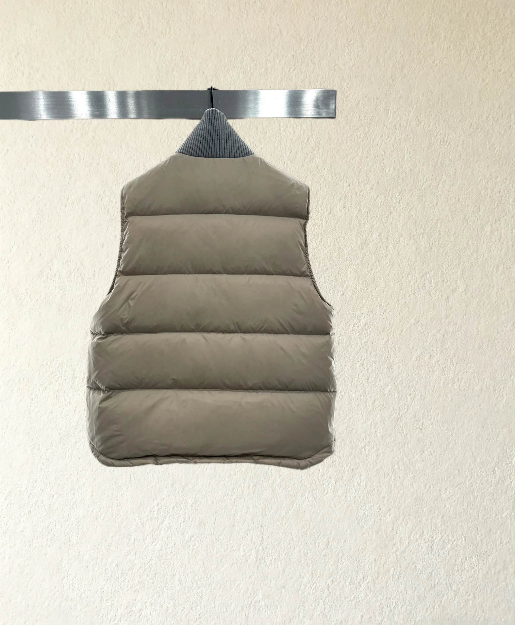 2025 가을/겨울 신상 여성 스탠드 칼라 배색 코튼 재킷 베스트