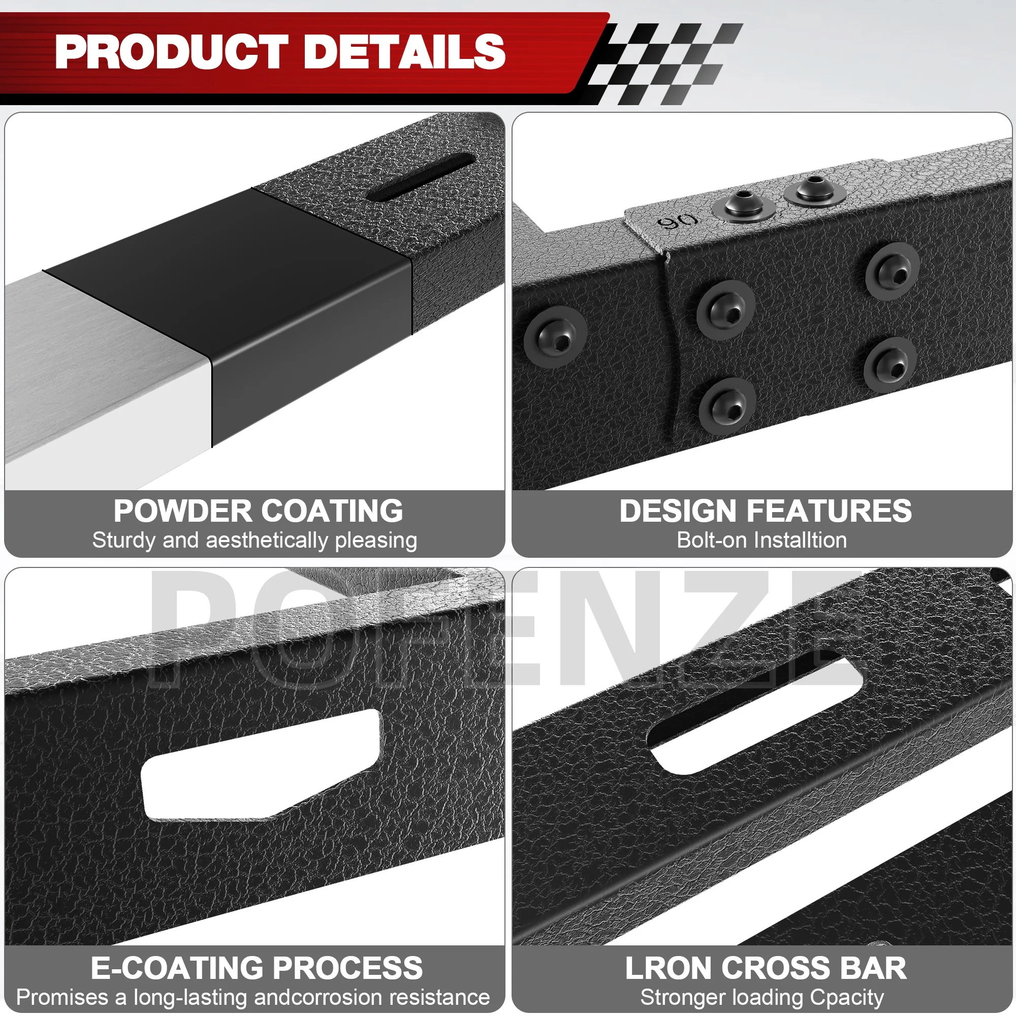 2003-2009 Lexus GX470 Portaequipajes de acero al carbono resistente - Portaequipajes, portaequipajes con barras transversales