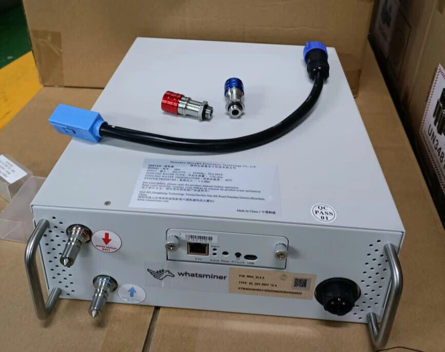 Newest Whatsminer Hydro Cooling Machine MicroBT M74S 306TH/S 3978W Sha256 Bitcoin Miner Whatsminer M74S M73S+ ASIC Miner