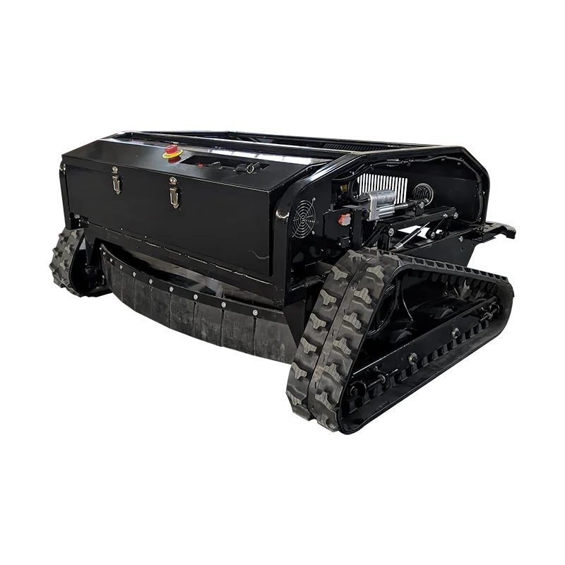 Hochwertiger ferngesteuerter All-Terrain-Rasenmäher mit Motor, 1000 mm, landwirtschaftlicher selbstfahrender Rasenmäher