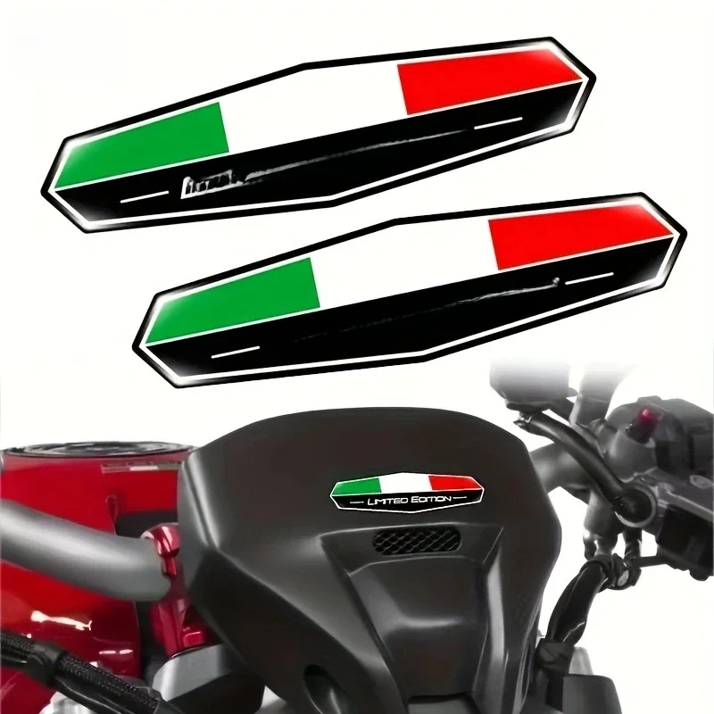 AliExpress NONE 2PCS Italy Flag Sticker 3D Emblem Badge Decoration Car Accessories Italian for Motobike Car Bike Truck