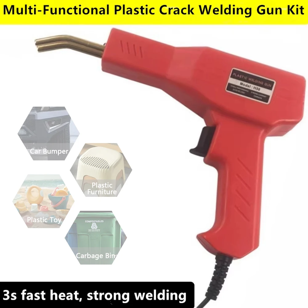 

Hot Stapler Plastic Welding Machine Bumper Repair Kit Soldering Iron For Plastic Repair Car Bumper Repair Welding Gun