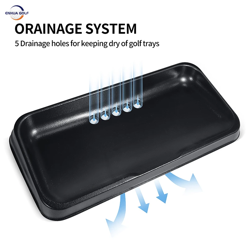 Golf Ball Tray Durable Plastic Driving Range Ball Tray Golf Accessories Golfball Container Golf Ball Tray Manufacturer OEM