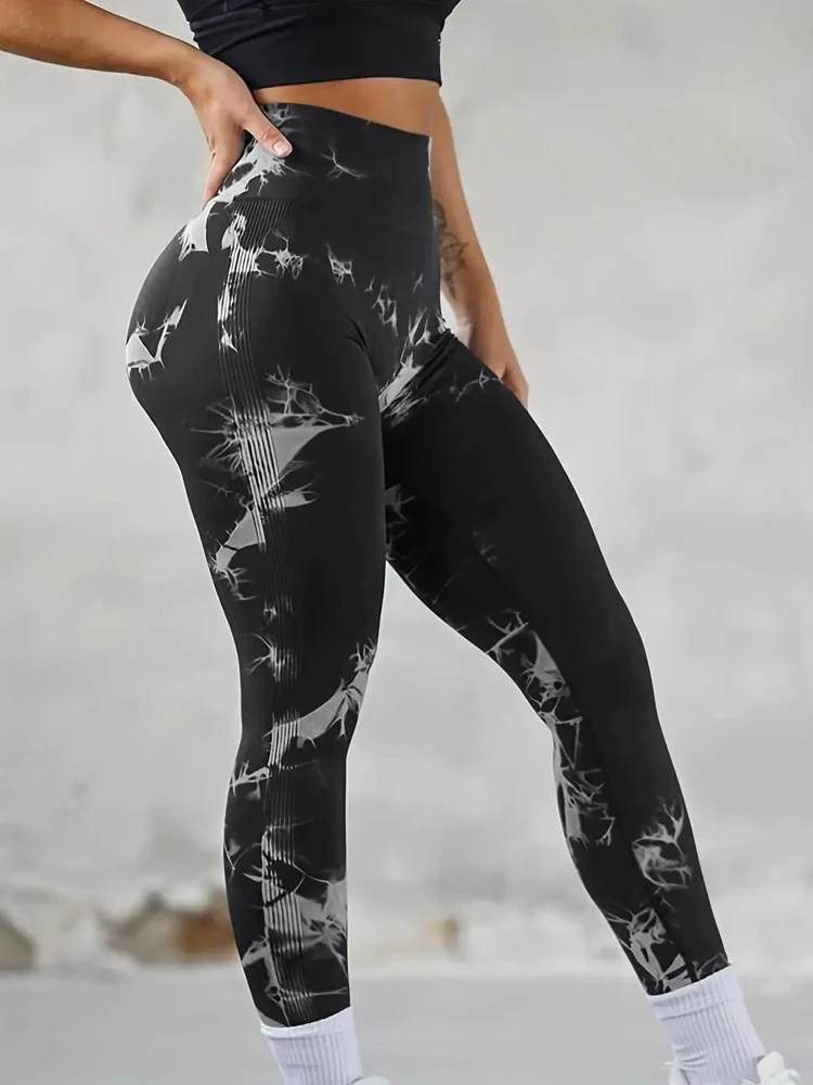 Legging de sport sans couture pour femme, pantalon de yoga taille haute, collants hip-lifting, mode pêche, vêtements de gym pour femme
