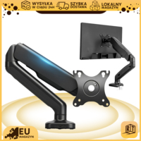 Adjustable Height Retoo Connect Monitor Stand Portable Holder 17-27 360 ° Standing Desk Holder VESA 75 100