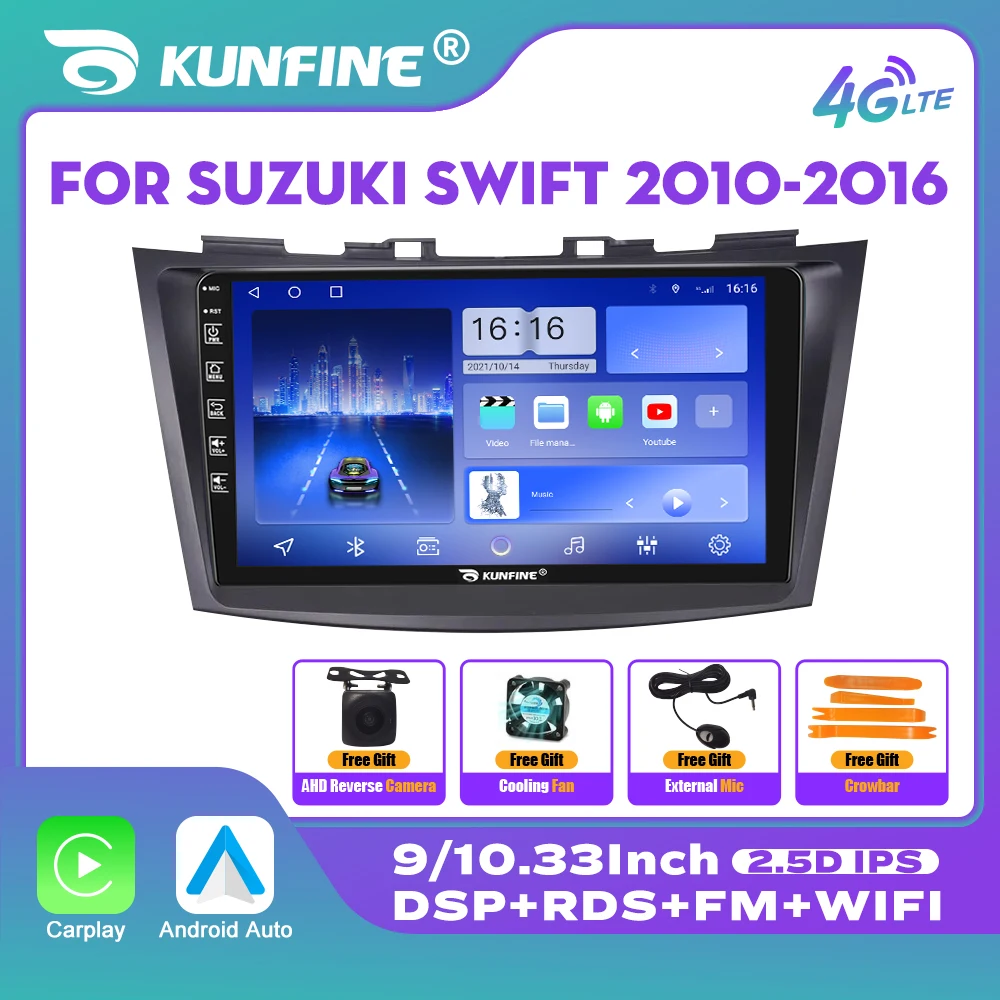 Car Radio For Suzuki SWIFT 2010-2016 2Din Android Octa Core Car Stereo DVD GPS Navigation Player Multimedia Android Auto Carplay