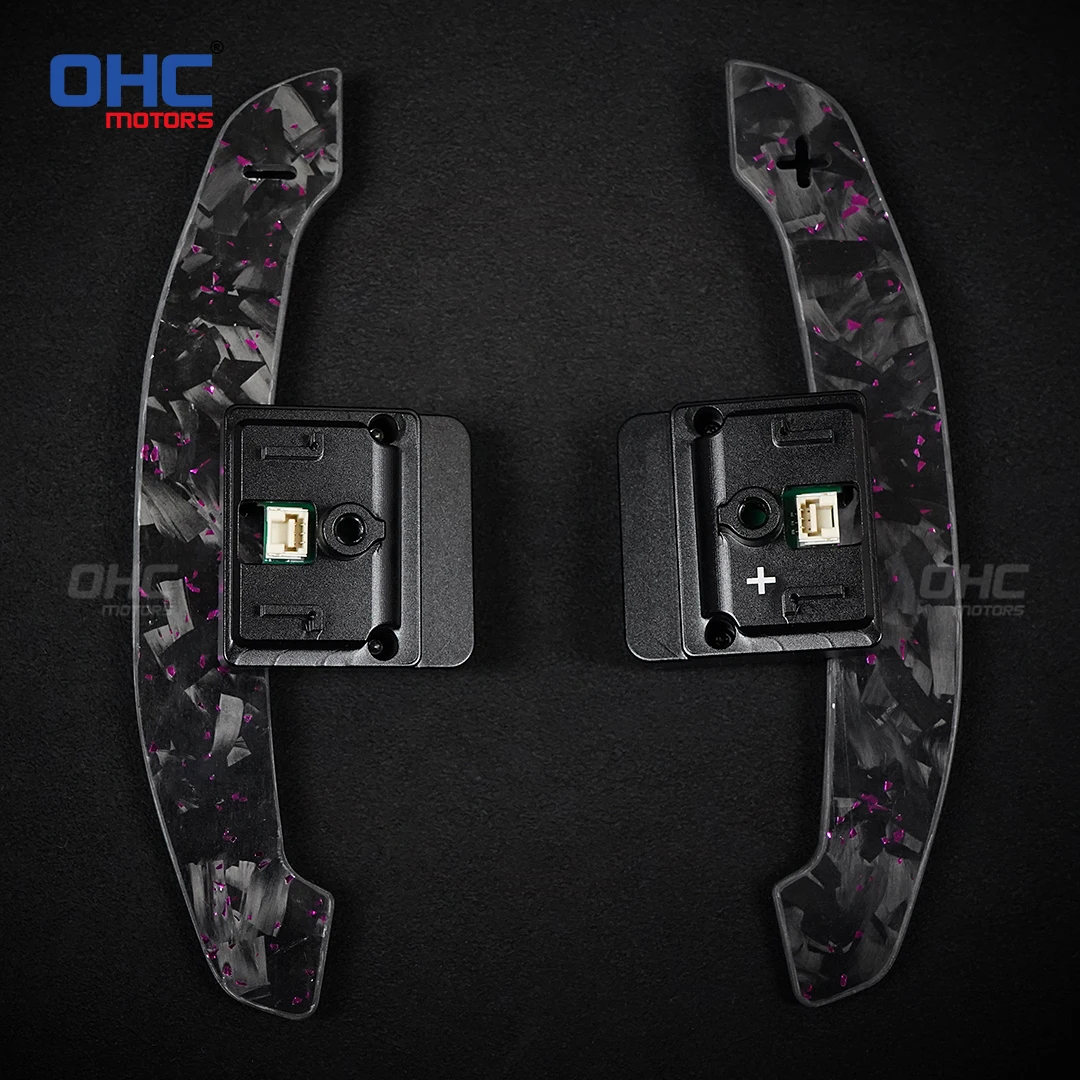 OHC Carbon Fiber Magnetic Paddle Shifter For BMW 5 Series G60 G61 i5 X3 G45 & G48 2025 Magnetic Attraction Function