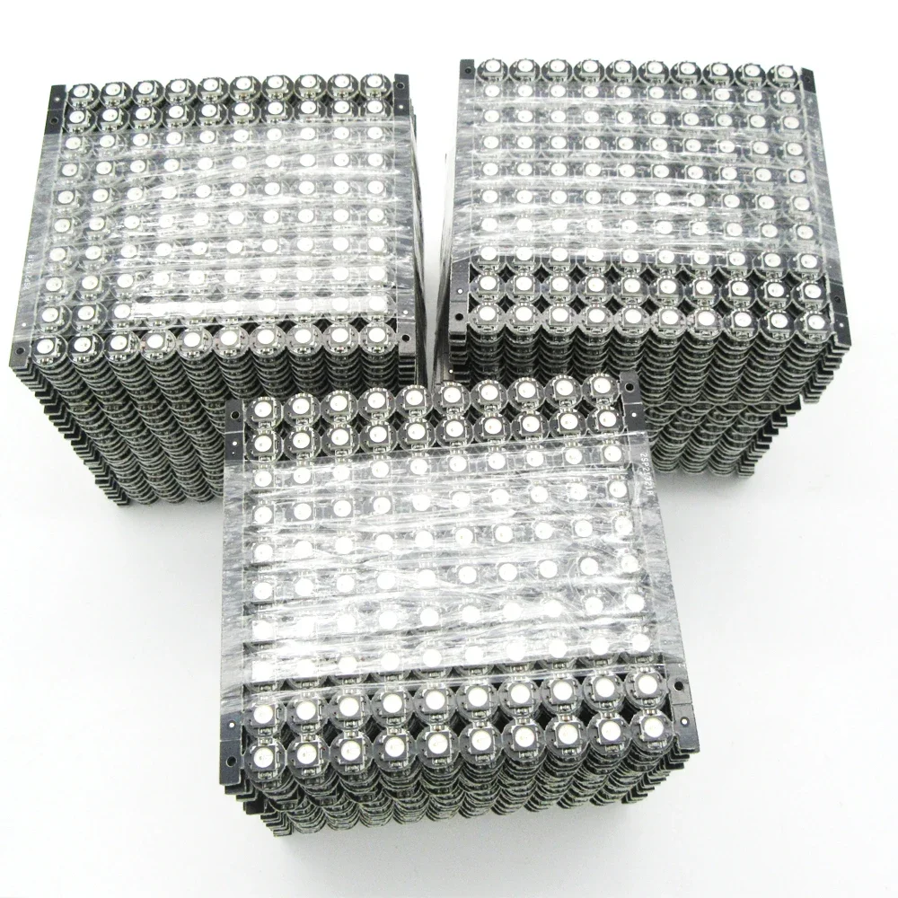 100 ~ 1000 sztuk WS2812B Chip LED z radiatorem pokładzie czarny/biały PCB DC5V WS2811 IC 5050 SMD RGB LED SK6812 RGBW RGBNW RGBWW — zdjęcie 2