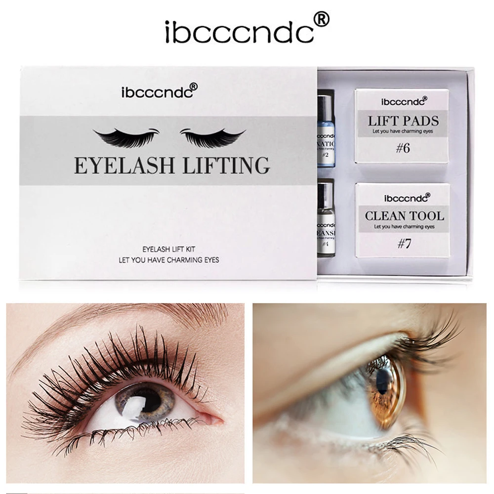 Ibcccndc Lash Lift Kit Laminazione delle ciglia Salone di bellezza Uso domestico Eye Lash Curling Lift Pad Strumenti Sollevamento ciglia Perming Kit