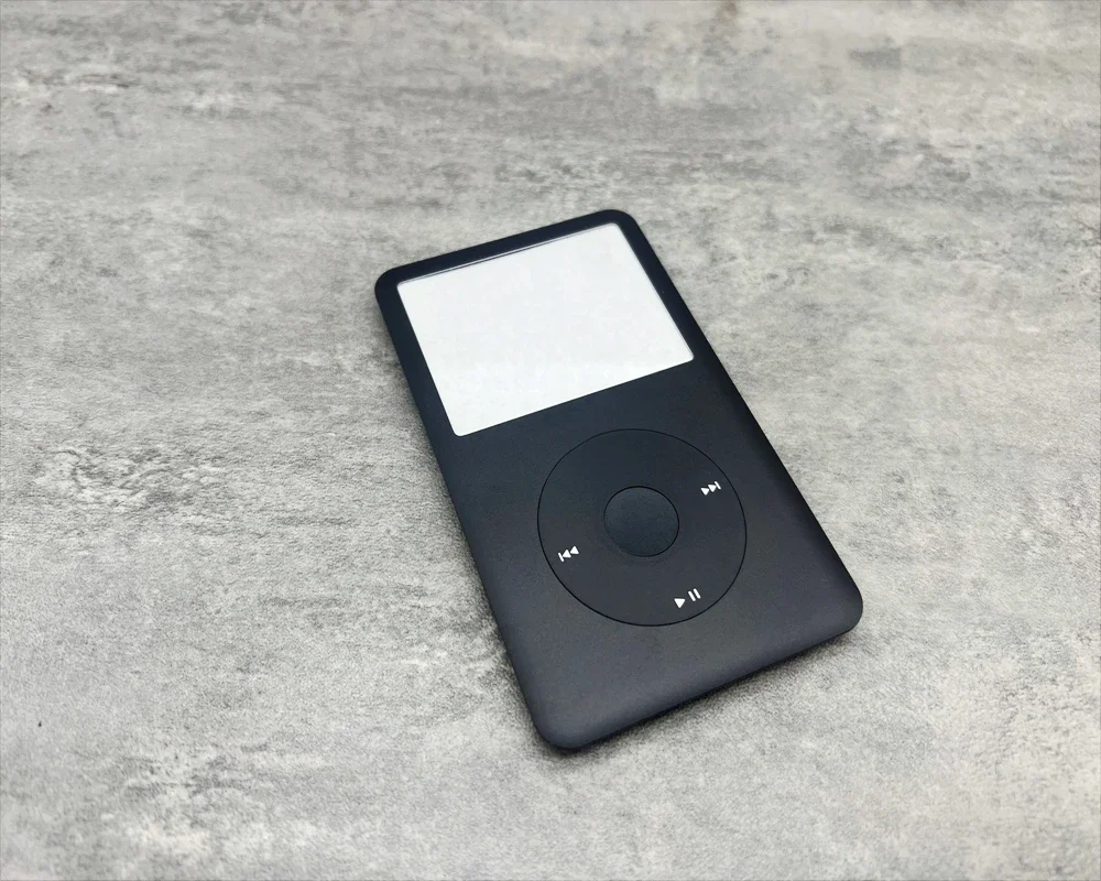 czarna przednia pokrywa obudowy obudowa czarny kliknięcie koła czarny środkowy przycisk dla iPoda 6. 7. klasyczny 80 gb 120 gb 160 gb — zdjęcie 2