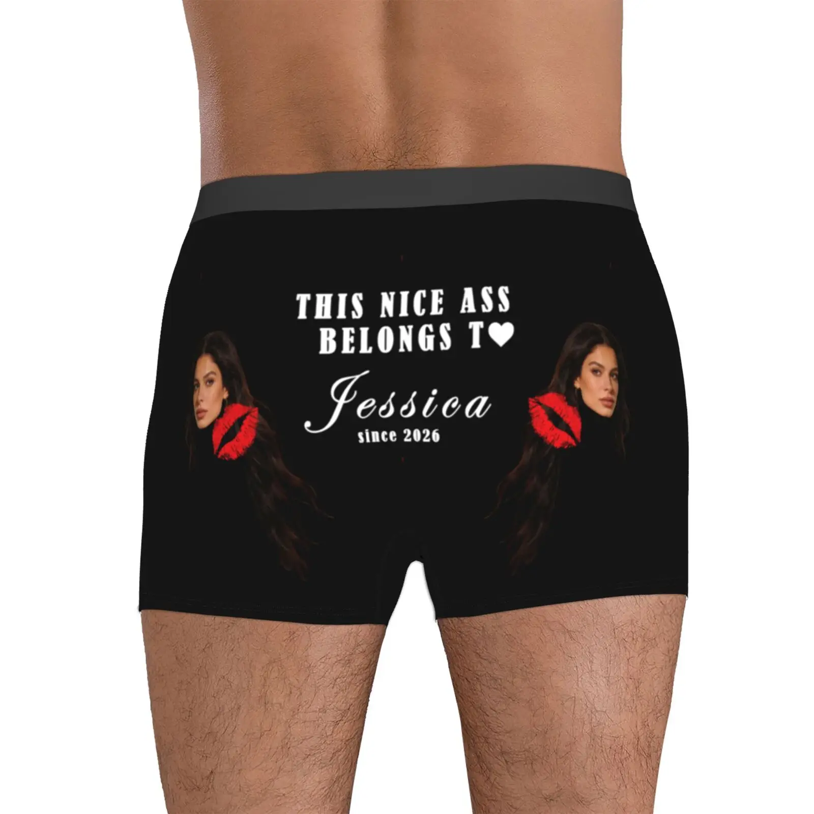 Personalized Face Photo Underwear Custom Boxer Briefs Custom Men Valentine's Day Gift For Husband Anniversary Gift for Dad