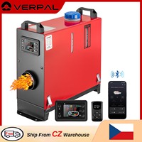 8KW Diesel Air Heater 12V 5000W Diesel Heater Parking Heater Remote Control with LCD Switch for Car Truck Motor-home Boat Van