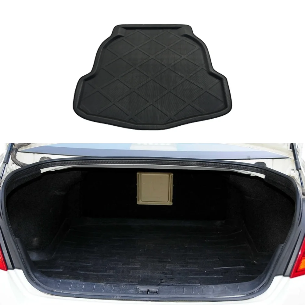 Car Rear Trunk Mat for Nissan Teana J31 Maxima Cefiro 2003~2008 Waterproof Luggage Cargo Rug Pad Space Liner Cover Accessories