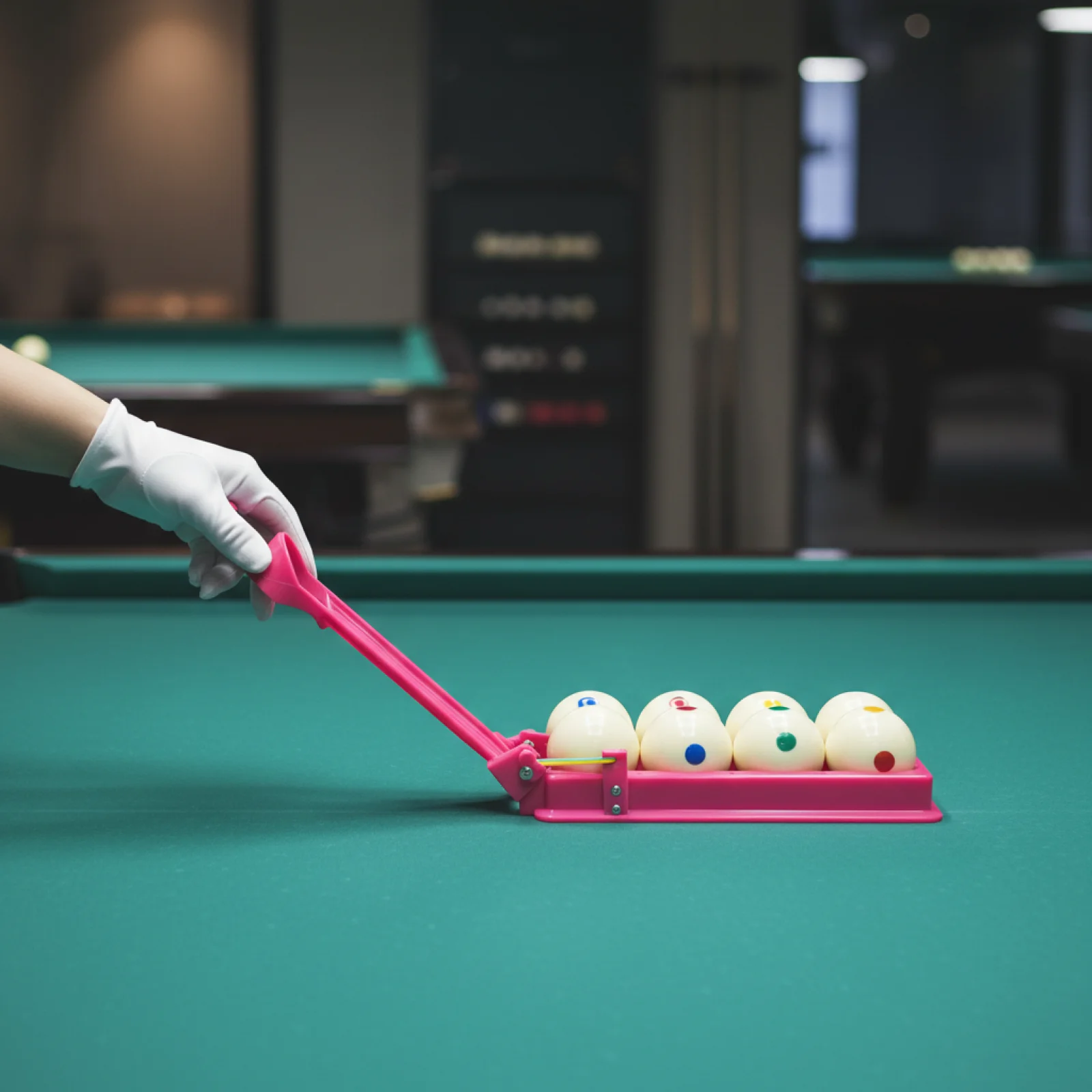 

Plastic Precision Pool Ball Rack Billiard Supplies Billiards Training Practice Equipment for Professional Snooker Table