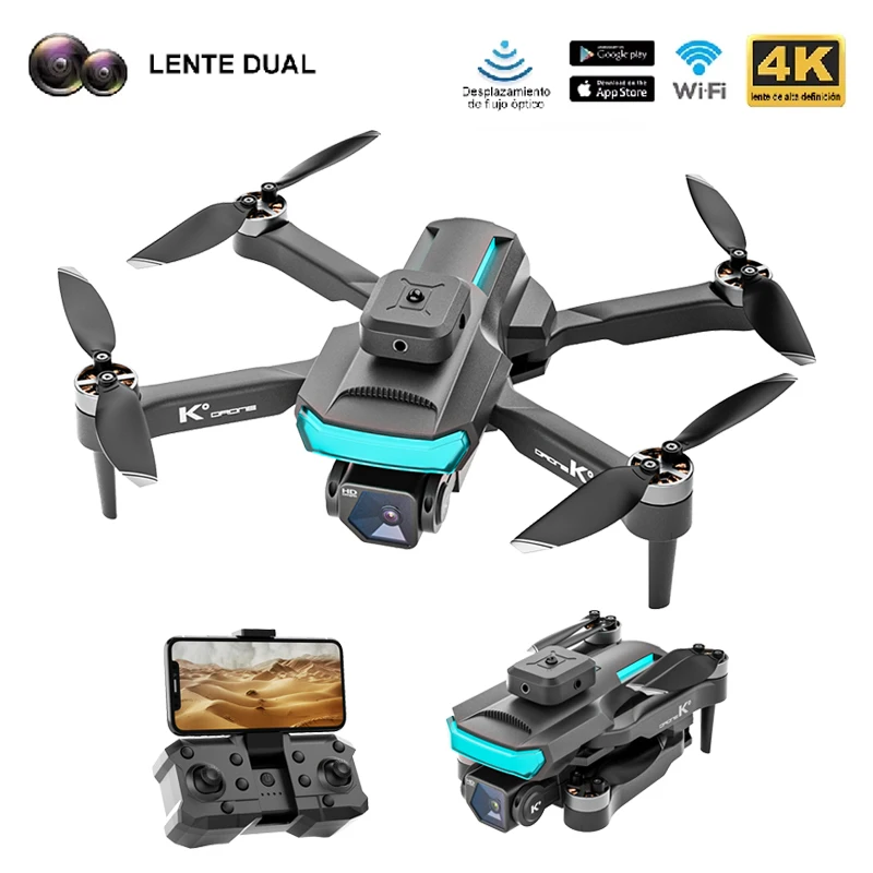 XT5 professional brushless drone, câmera 4k hd, prevenção de obstáculos, fluxo óptico, quadcopter dobrável, helicóptero rc