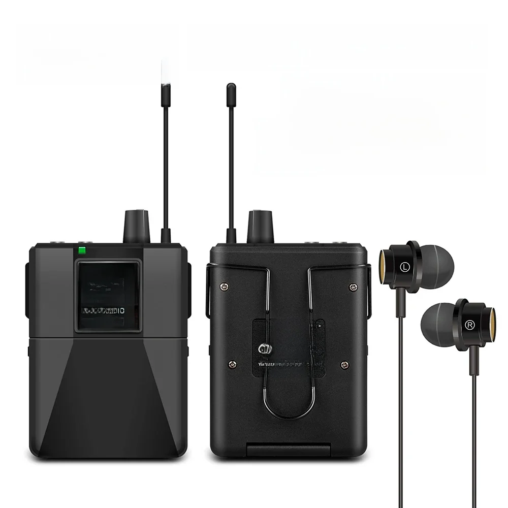 Odbiornik Debra Audio do systemu bezprzewodowego monitoringu dousznego ST-102 dla profesjonalnych studiów nagraniowych, scen i perkusistów. — zdjęcie produktu 7