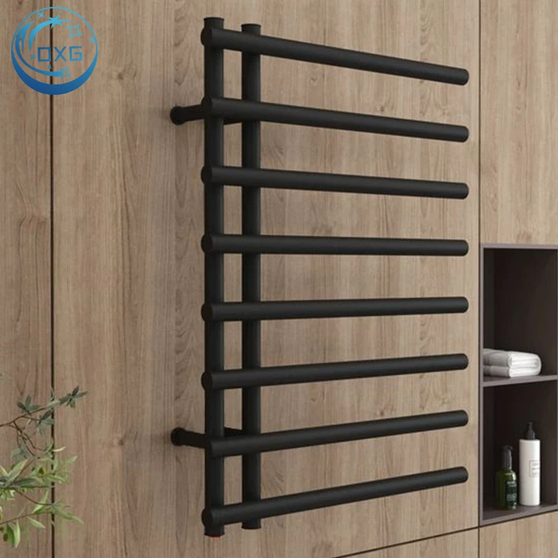 

OXG термостатическая грелка для полотенец, настенная грелка для полотенец из нержавеющей стали, 95 Вт, грелка для полотенец с подогревом для ванной комнаты, вилка/жесткая проводная