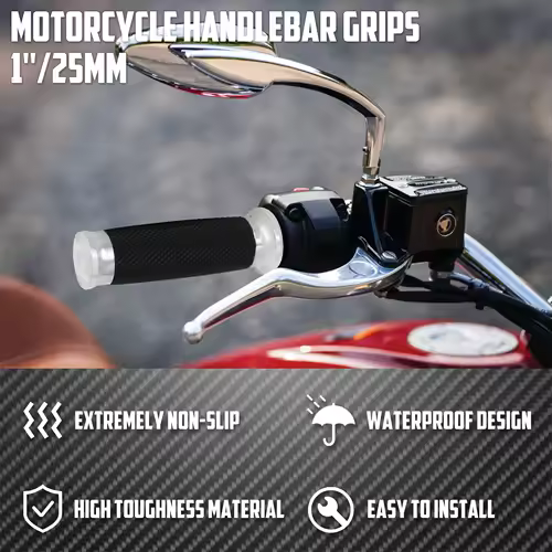Motorcycle 1"25mm Hand Grips Handle Bar For Harley Touring Road Street Glide Sportster 883 1200 72 XL Dyna VRSC Softail Custom - Image 3