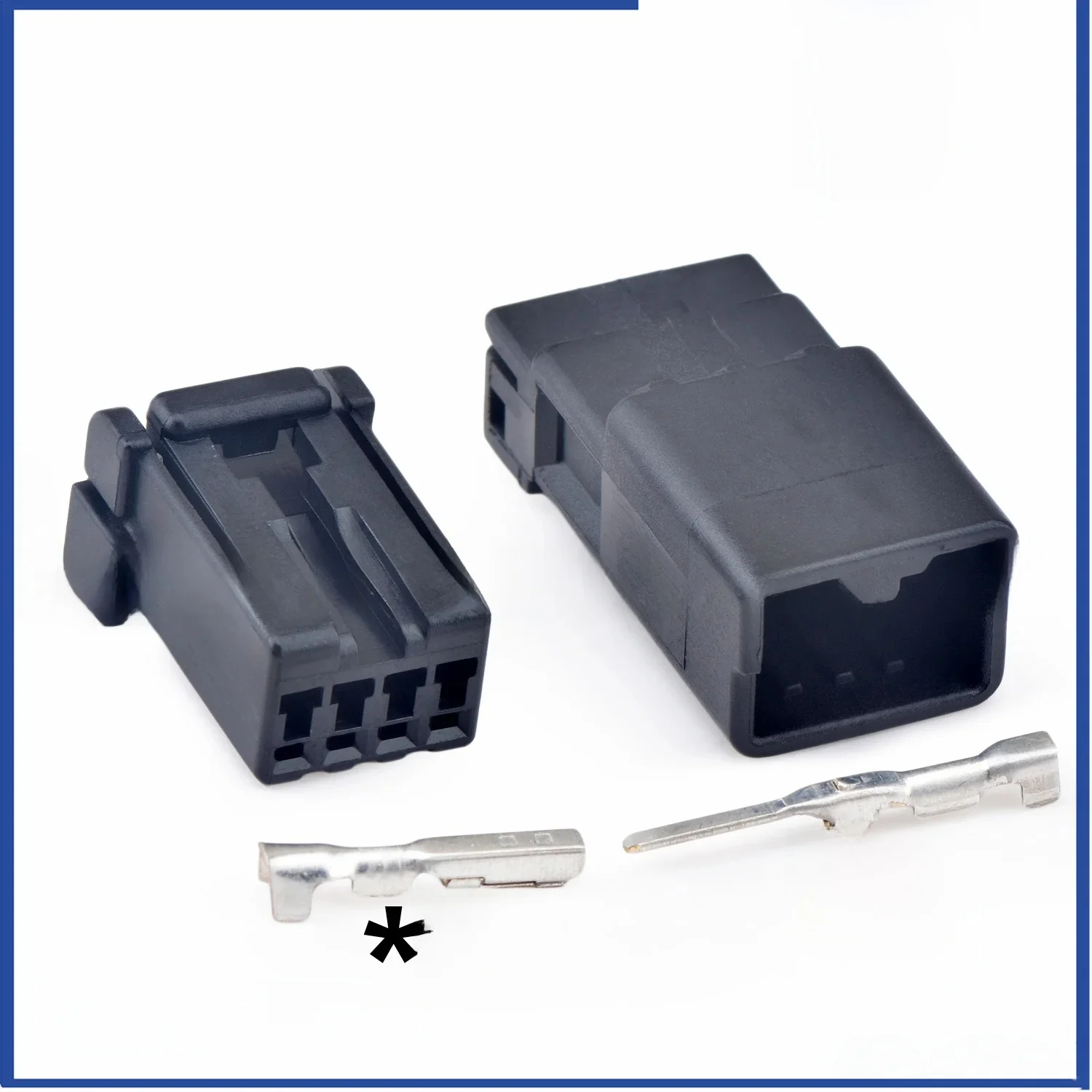 Connecteur automatique à 4 broches, feux de freinage, clignotants, feux arrière, ventilateur, résistance de chauffage, prise 174966-2 174967-2 7701048766 7701206541