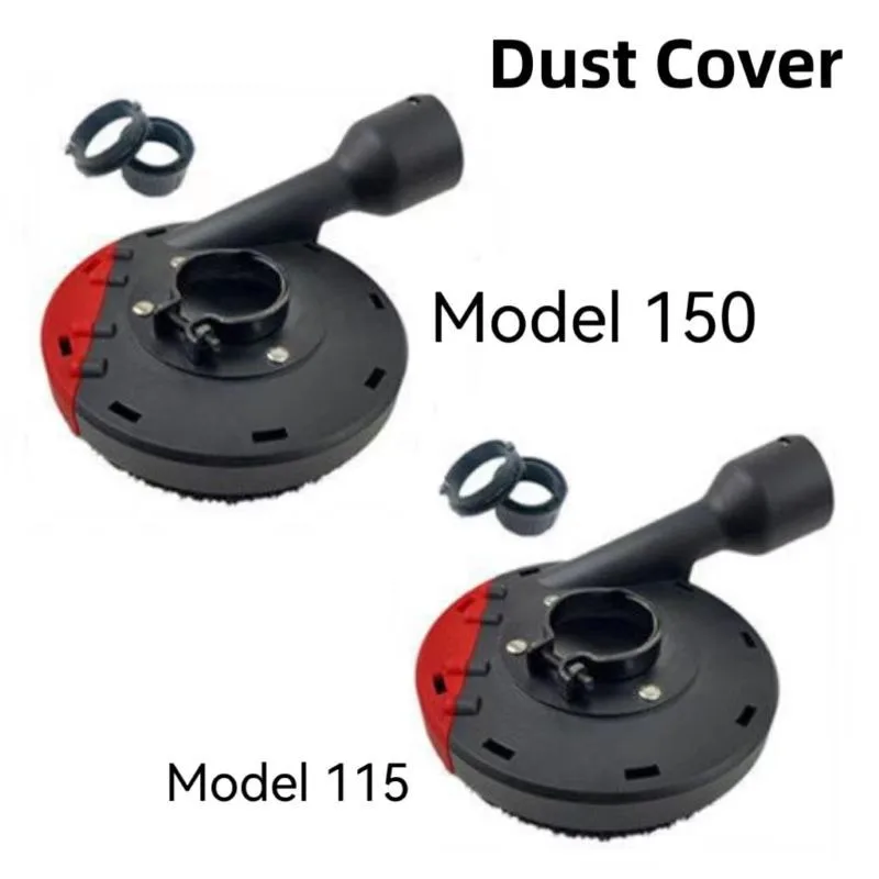 100/125mm Universal Surface Cutting Dust Shroud For Angle Grinder Built-in Tight Bristles Dust Collector Attachment Cover Tools