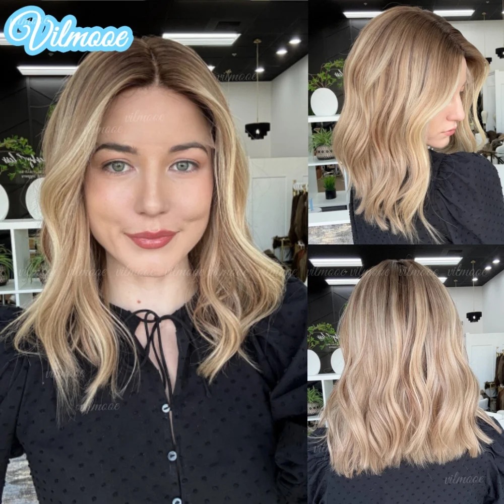 

13x4 Lace Front Bob Wigs Transparent Lace Human Hair Highlight Ash Blonde #613 Made 180% Density Short Bob Wigs Pre Plucked