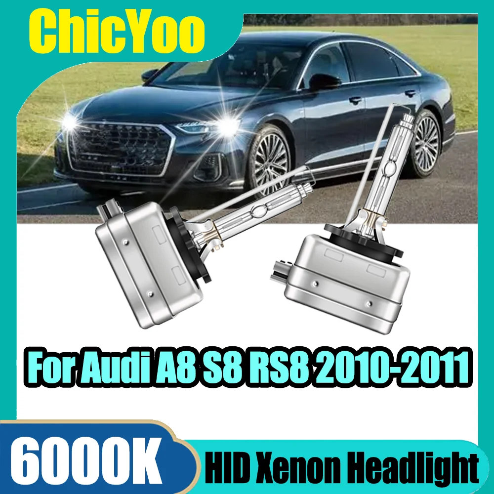 

2 шт. ксеноновые лампы D3S HID для фар, 6000K, супербелые, высокой мощности, 35 Вт, 12 В, для Audi A8 S8 RS8 2010-2011