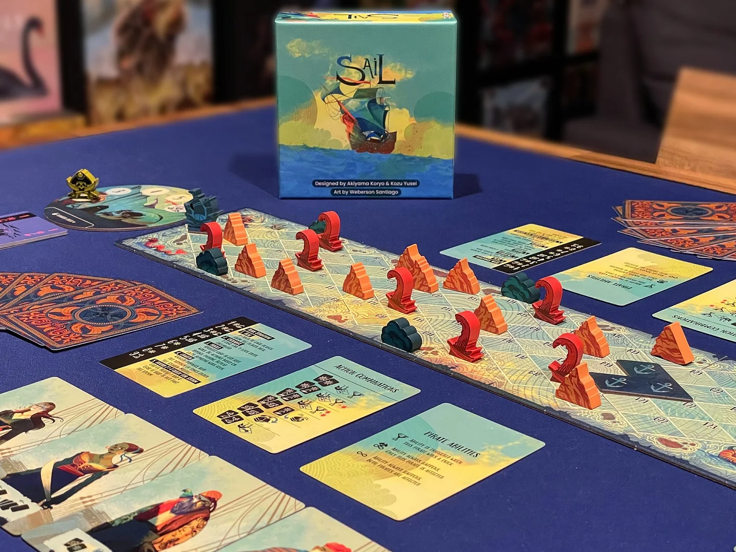 

SAIL: Nautical Adventure Strategy Board Game - 2-4 Players Maritime Themed Tabletop Game, Fun Family Party Game for Adults & Kid