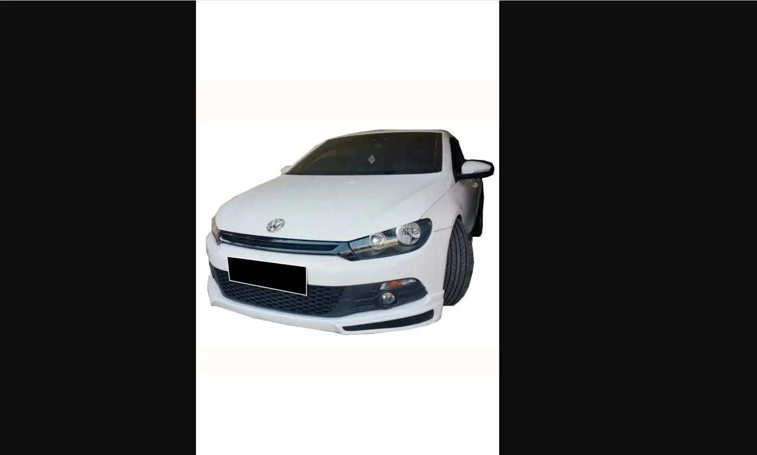 For Vw Volkswagen  Scirocco Non Face-Lift Case Front Lip 2009 2010 2011 2012 2013 2014 Models - Racer Rocker Diffuser Spoiler