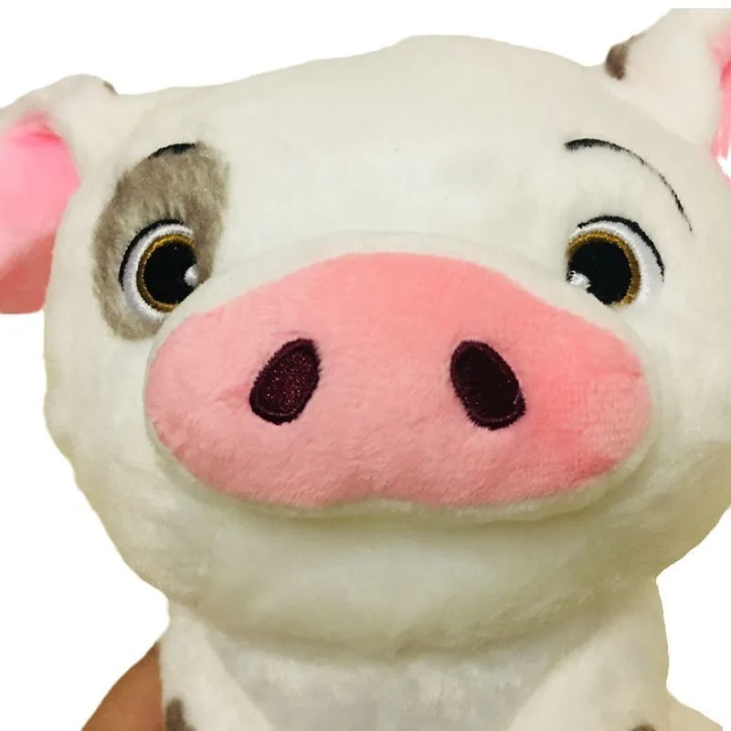 MINISO Boneka Babi Film 22cm, Mainan Hewan Lucu dan Imut, Boneka Plush Kartun Lembut, Hadiah Ulang Tahun Natal untuk Anak-Anak