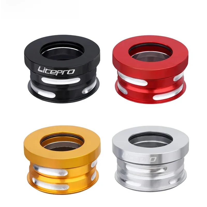 AliExpress GOLDIX Litepro Folding Bicycle 44MM Ultra-light Headset Suit For SP8/SP18/VP18/MUP8/JP8/DAHON BYA412 Head Set Built-in  Sealed Bearing