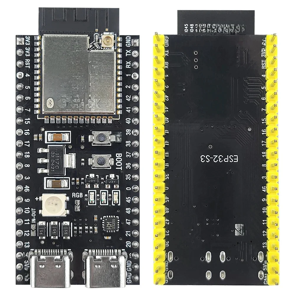 Nouvelle carte de développement ESP32 S3 avec Module Wifi BT 2.4G pour AI IOT bricolage ESP32-S3WROOM1 N16R8 MCU 44 broches type-c 8M PSRAM
