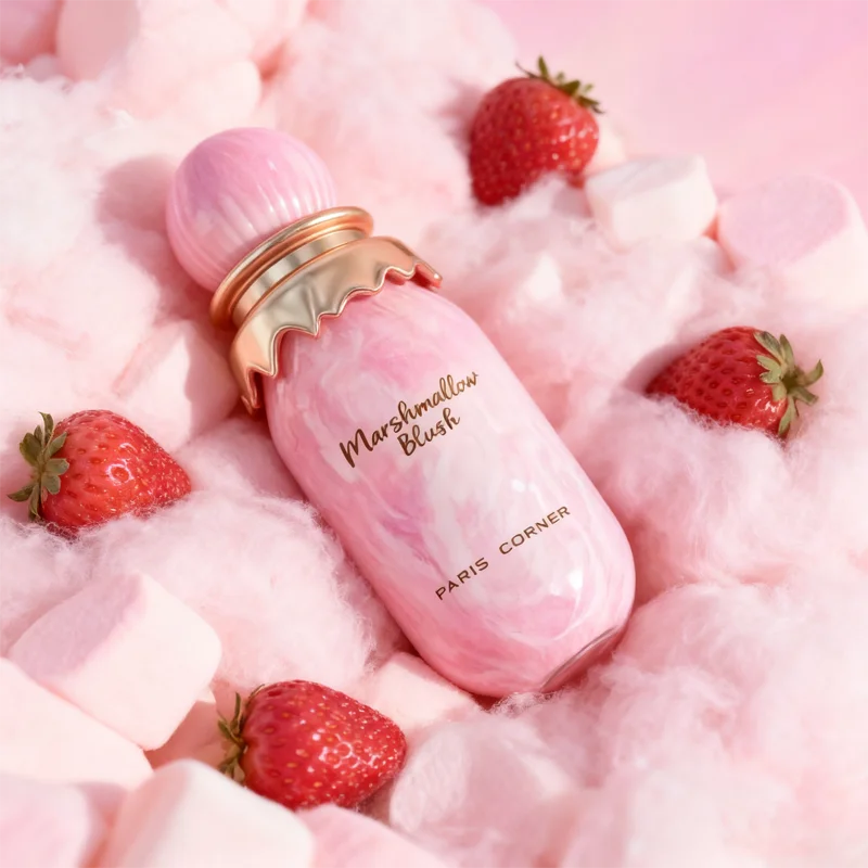 

Paris Corner Marshmallow Blush EDP 100ml Sweet Strawberry Vanilla Gourmand Long Lasting Perfume Women Luxury Fragrance
