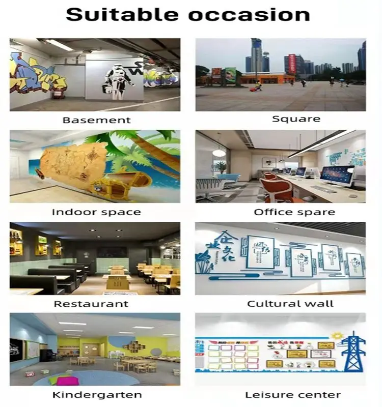 Mesin Cetak Lukisan Dinding Vertikal Dekoratif Kontrol Layar Sentuh 3D Definisi Tinggi 2025