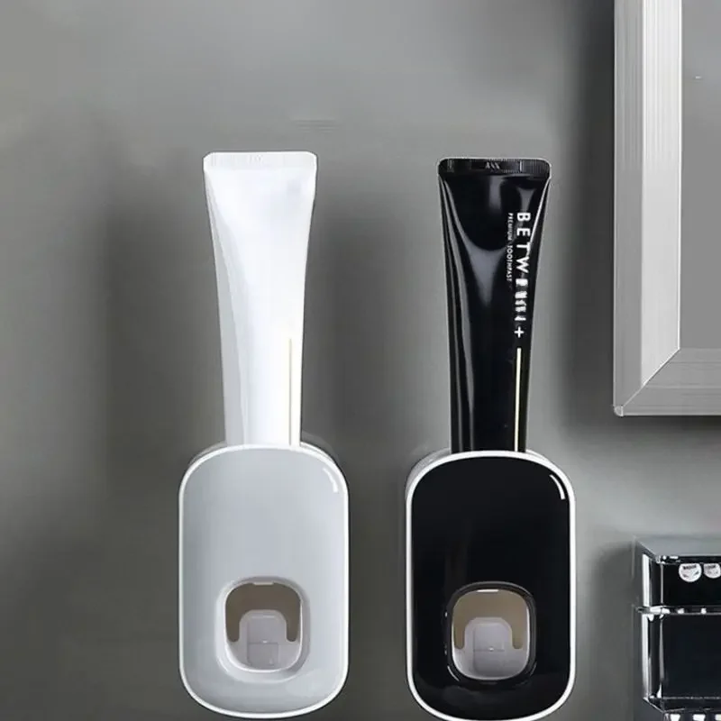 Presse-dentifrice étanche, distributeur automatique de dentifrice, support mural, porte-brosse à dents, accessoires HOHOAccessrespiration, 1PC