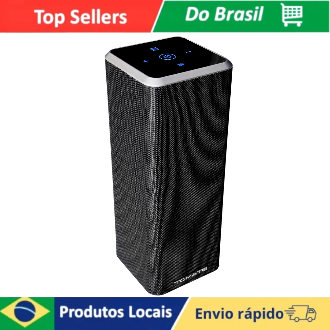 Barra de sonido Bluetooth caja de sonido 50W portátil bajo 2,0 USB Aux P2 Radio negro potente para TV PC teléfono móvil música
