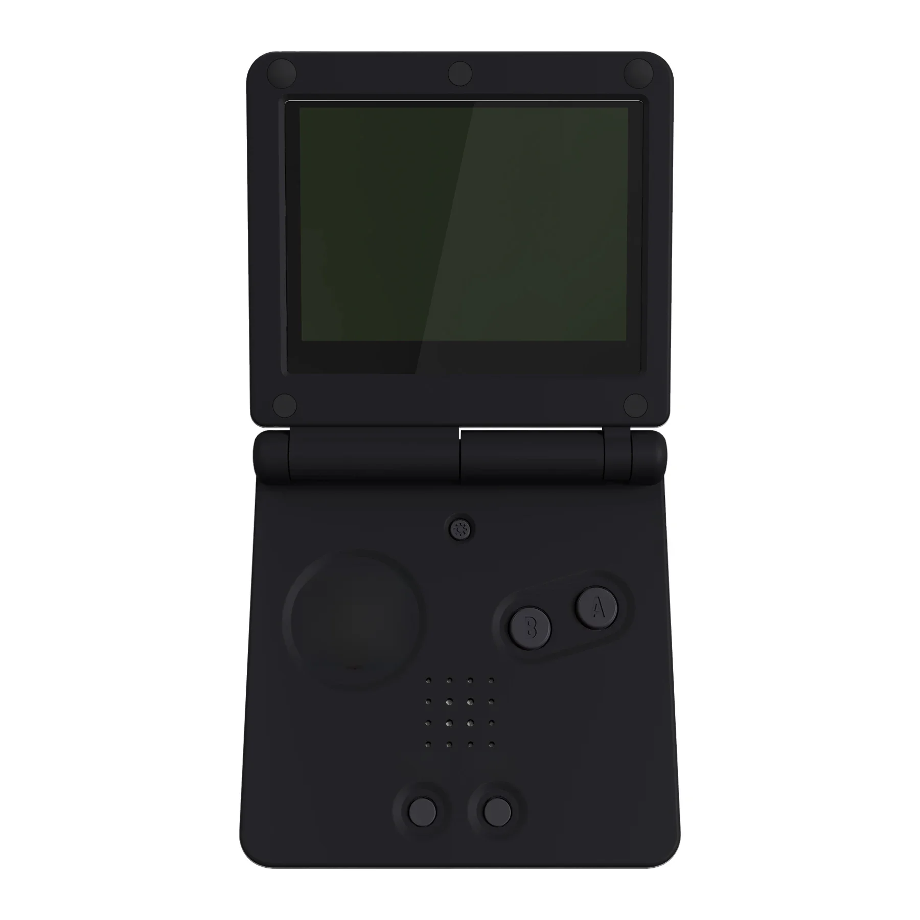eXtremeRate IPS Ready Upgraded Soft Touch Replacement Housing Shell dla Gameboy Advance SP dla obu IPS i standardowego LCD - czarny — zdjęcie produktu 6