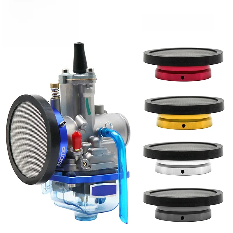 Zs racing 50/55mm carburador donut funil plano filtro de ar do carburador PWK21-30mm pe 28 30mm vm