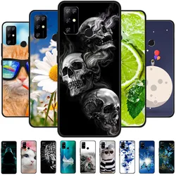 For Doogee X96 Pro X 96 Case Silicone Fashion Painted Soft Black Cover for Doogee X96 Fundas for DoogeeX96 X9Pro TPU Matte Coque