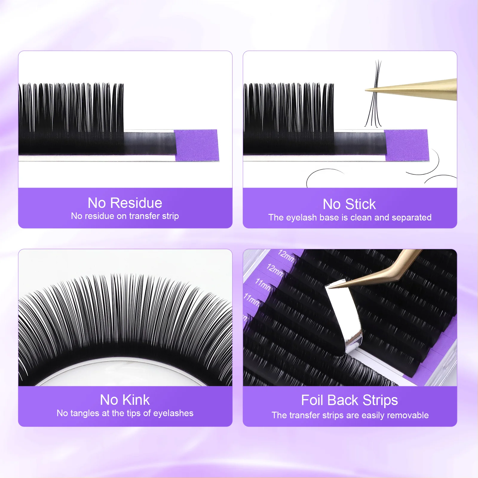 NAGARAKU 6-17mm C/CC/D/DD High Quality Mink Lashes Faux Mink Individual Lashes Soft Natural Cilia Lashes Eyelash Extension