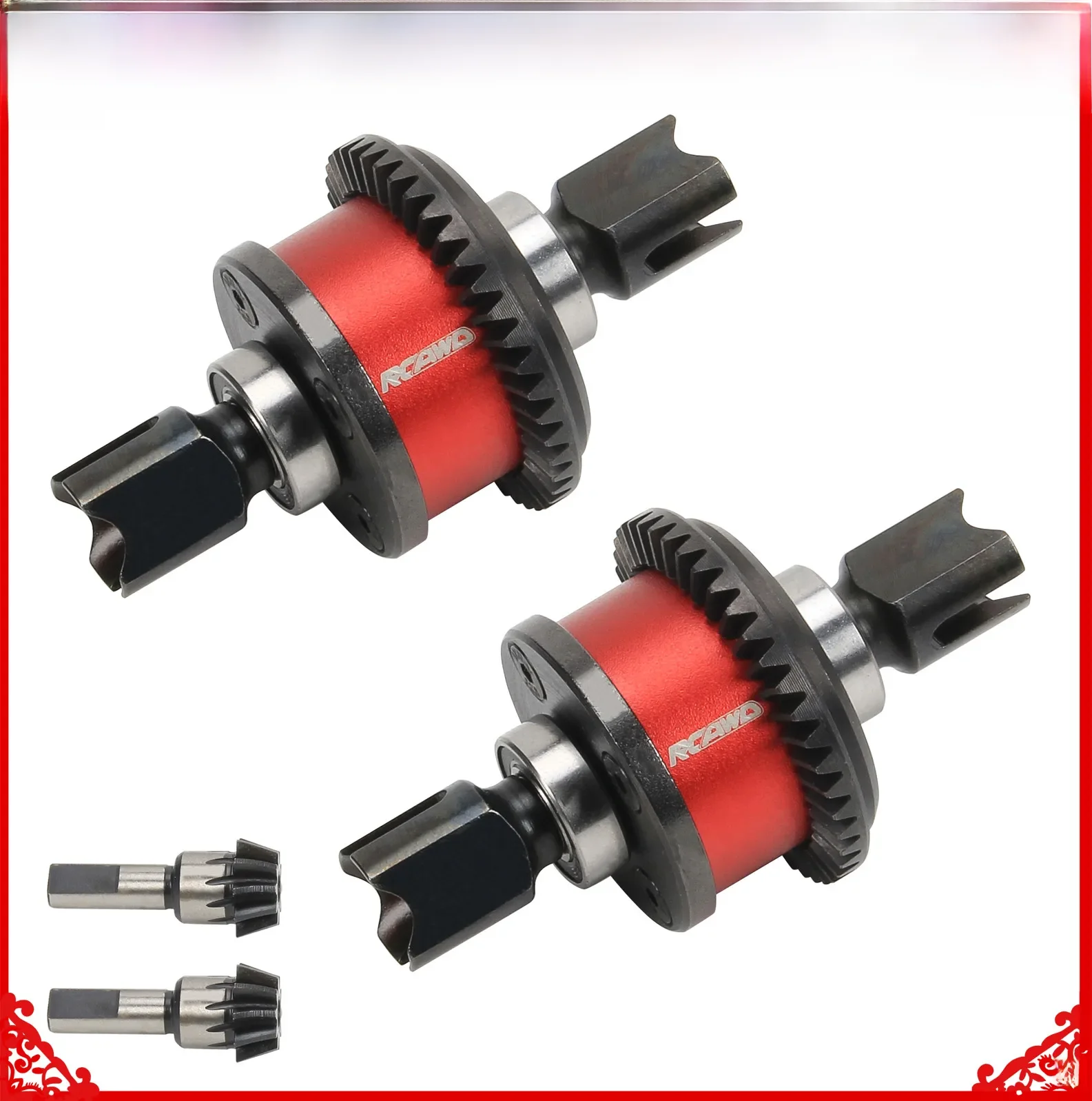 RCAWD Differentieel Actief F/R Diff Set voor Arrma 1/7 Misdrijf Onbegrensde Infraction Fireteam Mojave 6s Upgrade onderdelen - afbeelding 2