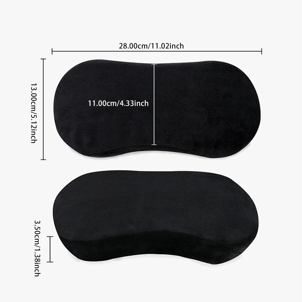 Office Chair Armrest Pad, Gaming Chair & Wheelchair Arm Rest Cushion, 8-Shape Design, Relieves Elbow Pressure