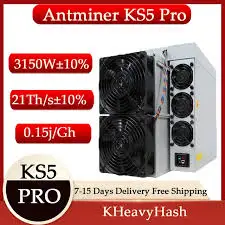 SO SPECIAL Bitmain Antminer KS5 Pro 21T 3150W Kaspa Miner KHeavyHash Algorithm Asic Crypto Rig Mining KAS Coin