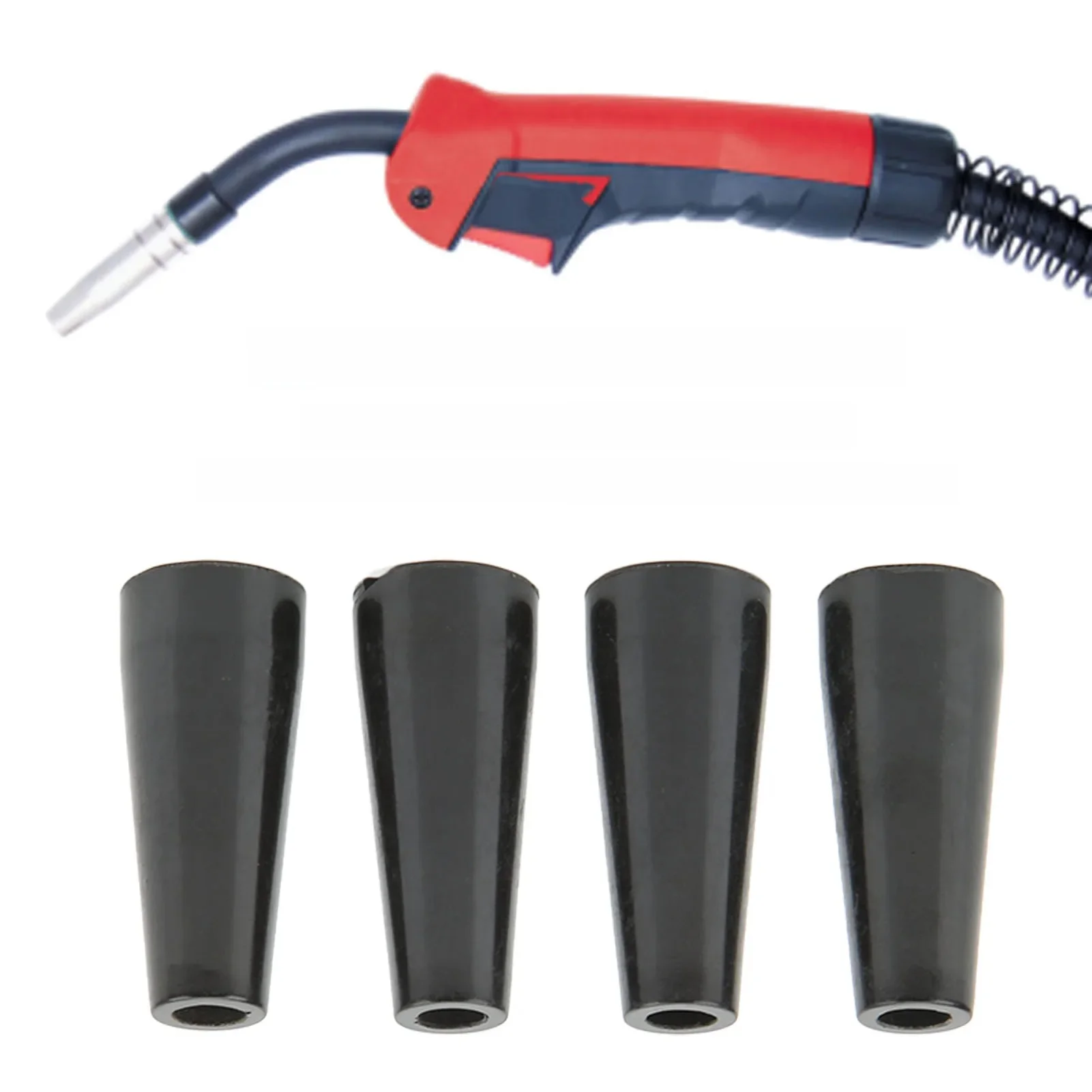 Buse sans gaz à noyau de flux, auto-protection, pièces de soudage, 100L, MIG, accessoires de soudeur, 4 pièces