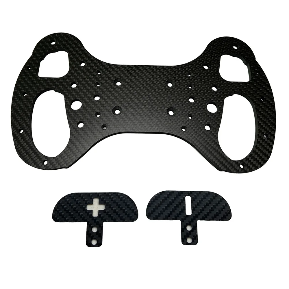 Custom carbon fiber GT3 steering wheel plate Custom CNC Cutting Simracing Carbon steering Wheel Plate
