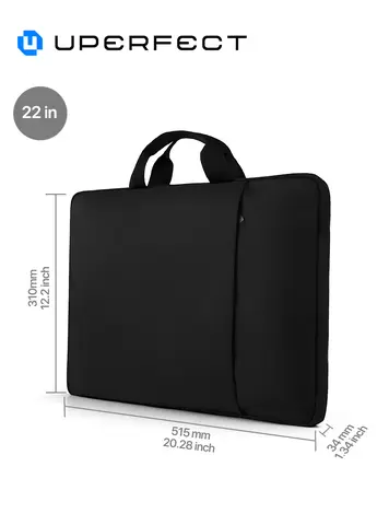 UPERFECT – pochette de protection pour ordinateur portable 22 pouces, étui de transport pour moniteur portable Umax 20-22 pouces, sac pour tablette et grand écran