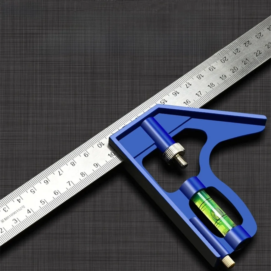 Ensemble de règles à Angle carré 3 en 1, ingénieurs réglables, multi-combinaison, règle à Angle droit, rapporteur, ensemble d'outils de mesure pour le travail du bois