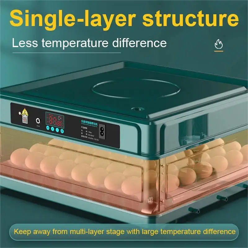 Mini Egg Incubator With Automatic Water Ionic Waterbed Replenishment And Temperature Contro9/15 Eggs Incubator With Drawer Type