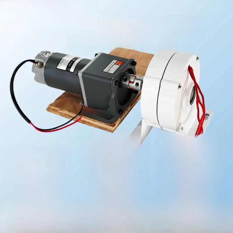 Lage RPM 3KW 1KW 2KW 800 W 12 V 24 V 48 V 3 Fase Gearlesse Prmanent magneet Generator AC Alt Penartors met Motor Speed Reducer DIY - afbeelding 2